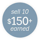 sell 10 $150+ earned