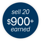 sell 20 $900+ earned