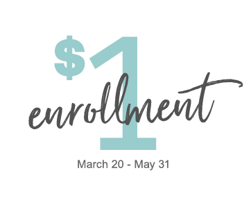 $1 enrollment March 20 - May 31