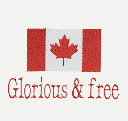 Example of a Canadian Flag Icon-It