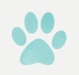 Example of a Paw Print