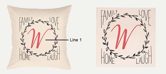 Family Wreath Print example