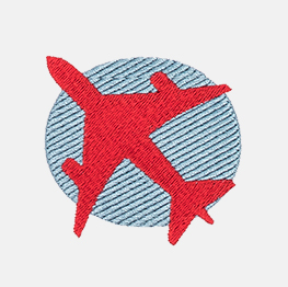 Example of a airplane icon-it