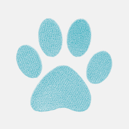 Example of a Paw Print