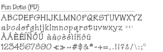 Fun Dots Font
