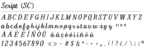 Script Font