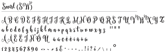 swirl Font