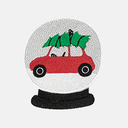 Example of a Snow Globe Car icon-it