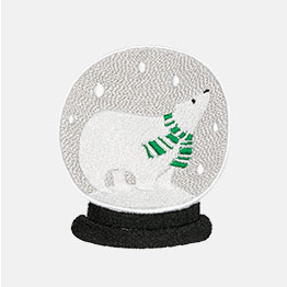 Example of a Snow Globe Polar Bear icon-it