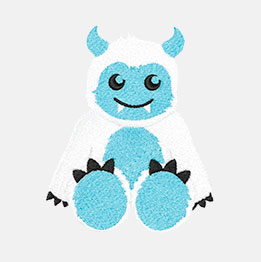 Example of a Snow Monster icon-it