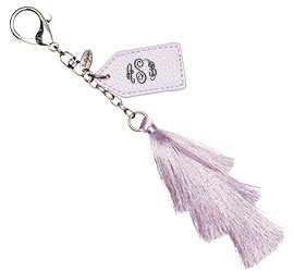 bag charm Script Monogram