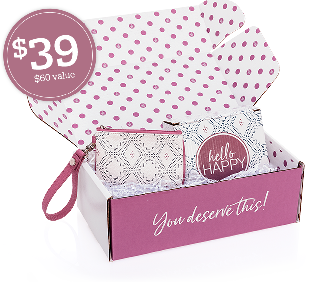 Hello Happy box for $39. $53 value.